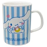 シナモロール[マグカップ]磁器製マグ/ドーナッツ サンリオ【ブルーストライプ 】