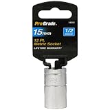 Pro-Grade 14515 1/2-Inch Drive with 12 Point 15mm Socket [並行輸入品]