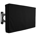 bestwareアウトドアTVカバーWeatherproofユニバーサルプロテクターリモートコントローラストレージポケット30 " 40 " 50 " 60 " withリモートコントロールポケット 