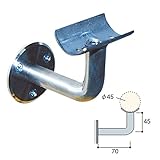 内装用木製丸手すり 丸棒φ45用 壁受用ブラケット NSS-108