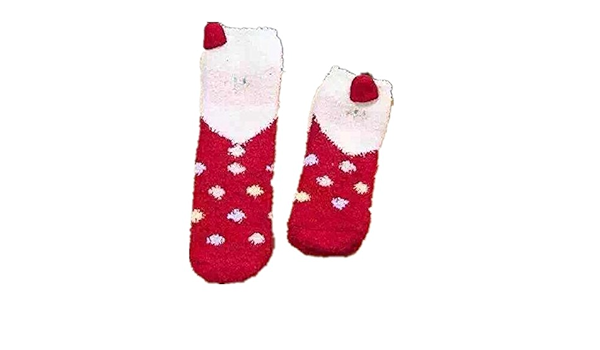 Amazon Shina かわいい クリスマス 靴下 ソックス 親子ペアのソックス 親子お揃い 靴下 通販