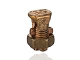 Split Bolt Connector For Copper and Copperweld Wires 0.204 - 0.375 Wire Diameter Range 385lbs Torque