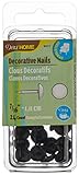 Dritz 9017 Upholstery Decorative Smooth Head Nails, Black, 7/16-Inch, 24-Pack [並行輸入品]