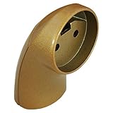 WAKI ABIRA 室内手すり用金具 ぬくもり手すりUB エンド ゴールド 32Φ・35Φ兼用