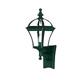 Transglobe Lighting 5080 VG Outdoor Wall Light with Beveled Glass Shade, Verde Green Finished [並行輸入品