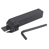 uxcell 内部スレッド切りバー 旋削工具ホルダ 　スチール製ブラック　MGEHR2020-2 CNC