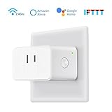 Meross スマートコンセント wifiスマートプラグ スマート電源 Echo Alexa対応 Google ホーム対応 ワイヤレス コンセント 100V 直差しコンセント 音声コントロール 遠隔操