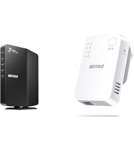 Wi-Fi 7対応 WSR3600BE4P＋WEX-3000AX4メッシュセット Amazon | 【2点セット【Amazon.co.jp限定】】バッファロー WiFi