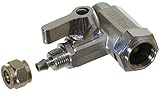 iSpring af3 m3q2 V 3 / 8インチby 3 / 8インチby 1 / 4インチ角度アダプタ停止バルブ