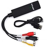 USB2.0ビデオキャプチャー キャプチャーボード RCA for PAL or NTSC DVD VHSテープ カメラ ビデオ ゲーム機 ダビング パソコン取り込み キャプチャーケーブル
