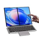 DS18 10.95インチ 2in1 デュアルタッチスクリーンノートパソコン Alder Lake N100 Windows 11 DDR4 16GB M.2 SATA/NVMe 256GB SSD · G-Senser · フル機能 Type-C · USB3 Type-C · USB3.0 · 5000mAh バッテリー · WiFi6 · BT5.2 キーボードが付属しています