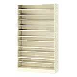 生興 オープンシューズボックス(D350) ニューグレー色 6段24人用(中棚付) W1000×D350×H1720 SBN-6