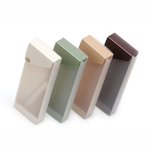 Liebeye ペンケース クリエイティブな透明ペンシルケーススタイリッシュなプラスチックホースペンボックス大容量ステーショナリーオーガナイザ ジンジャー 文具百貨