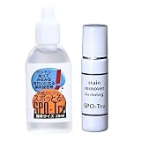 ハッシュ 感動の染み抜き剤 スポッとる お掃除応援特典付 便利な２サイズセット (20ml1本・携帯用10ml1本）