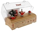 Freud 98-318 5 Piece French Door Router Bit Set - Divided Lite - Ogee Profile 98-308 + 98-328 - 1/2 
