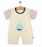 ベビー漫画ボディスーツ Unisex-Baby Infant Wide Short Sleeve Animal Cartoon Bodysuit BB@JPZ08HR-0106