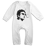 Kamifa カミファ ボブディラン 音楽 文学 画像 長袖ベビー服 カバーオール プレゼント 柔らかい White 18 Months