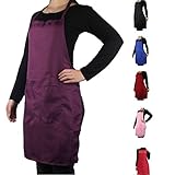 FUT(エフュ ト) 男女兼用シンプルエプロン　ベーシックスタイル作業着　パープル