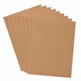 XuJJJJunB フェルト生地 ライトブラウン 10枚セット 20×30cm 厚さ1mm ポリエステル不織布 手芸用 カットフェルト DIY クラフト ハンドメイド 工作 装飾 材料