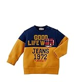 ダブルB(mikihouse) チェックポケット付き 裏起毛トレーナー（63-5608-978） 110cm 紺（03）