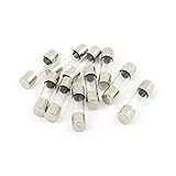 10個250V 0.4Aクイック速断ヒューズガラス管5ミリメートルのXの20ミリメートル