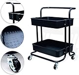 AKOZLIN キッチンワゴン バスケットトローリー キッチンラック キャスター付き 収納カート ローリングカート ツールワゴン 収納キッチン 手押しカート 収納 ラック ワゴン 収納棚 キッチン収納カート 隙間収納 すきま収納 マルチワゴ