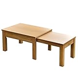 タンスのゲン 幅60～100cm 伸張式テーブル 無段階伸縮 スライド式 エクステンションテーブル 木製 北欧 ナチュラル 11719182 NA