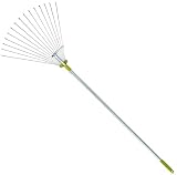 63 Inch Adjustable Garden Leaf Rake - Expanding Rake - Expandable Head From 7 Inch to 22 Inch [並行輸入品