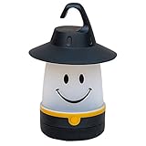 SPICE スマイルLEDランタン コスモブラック LED照明 フック付 単3電池4本使用 PEVS1010BK