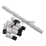 50 Pack White 3/8" Recessed Wired Door Window Sensor Reed Alarm Contact Terminal [並行輸入品]