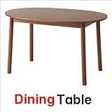 ダイニングテーブル 円形テーブル ウォールナット天板 4人掛け