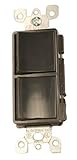 Leviton 5641-E 15 Amp, 120/277 Volt, Decora Single-Pole / 3-Way AC Combination Switch, Commercial Gr