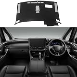 YOFAMO トヨタ アルファード 40系 ダッシュボードマット 車種専用設計 TOYOTA ALPHARD 40 2023年6月～現行 日焼け防止 車内 ダッシュボードカバー ダッシュボード ポリエステル素材 保護マット インテリア アクセサリー 内装パーツ (黒いエッジ)
