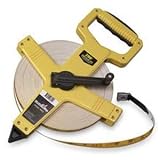 Westward 4YP87 Measuring Tape, Engineers, 300 Ft x 1/2 In by WestWard Tools