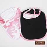Pink Camo Bib Gift Set by Baby Milano