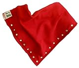 SingleディアマンテBaby Bandana Dribble Bib 100 %コットン裏地フリース、4つCo カラー: レッド