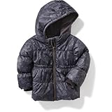 オールドネイビー OLD NAVY/ パターンフロストフリーマイクロパフォーマンスフリースジャケット ブラック プリント アウターダウンジャケット 4歳【並行輸入】