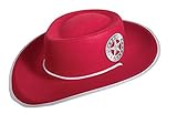 Jacobson Hat Company Child's Permafelt Concha Cowboy Costume Red Medium [並行輸入品]
