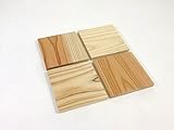【無垢材】杉板 （無節・乾燥材） 国産品 板材・木材 (長100×巾100×厚10mm 4枚セット)