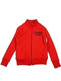 (チャビーギャング) CHUBBYGANG ロゴプリント配色ジャージ トラックジャケット 110cm レッド