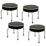 山善(YAMAZEN) 積み重ねスツール YZX-011MINI DX(SB)*4 お得な4脚セット ブラック