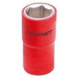 SIGNET(シグネット):1/2DR 絶縁ソケット 6角 18MM E41418