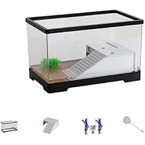 リクガメ用水槽 Amazon | HUAHUASHOP亀 水槽 大きい 透明 カメ用水槽