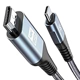 USB Type C HDMI 変換ケーブル 4m，タイプC to hdmi 映像出力【4K 対応】USB-C HDMIケーブル Thunderbolt 3/4 iPhone17 16 15 Max Plus,アイフォン15 16 17,Galaxy S26/S25/S24/S23/S22/S21/S20/iPad Pro/MacBook Proなど対応 娯楽用 在宅勤務(灰)