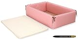 [プチベビー] Petit Babee 2in 1 バンパーベッド小型 (Premium Small Bumper Bed), (W)130cm x (L)100cm x (H)45cm / 20kg
