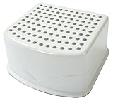 Tippitoes Step Up Stool (White/Grey) by Tippitoes