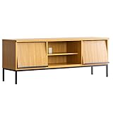 エア・リゾーム テレビ台 ローボード 150cm幅 テレビボード おしゃれ 木製 北欧 モダンテレビラック Espera (エスペラ) ナチュラル×ブラック