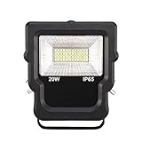 ProGreen LED 投光器 投光機 フラッドライト 20w 4000k 日光色 広角 防水 室内 屋外照明作業灯、 駐車場灯、看板灯、防犯灯