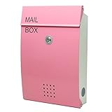 郵便ポスト メールボックス 鍵 マグネット Europeanシリーズ5005 ピンク