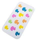 misshow非スリップ浴槽マット非毒性、抗菌、Great Suctionsマットキュートデザインfor Family Kids | 27 " x 14.3インチ、カラフルなDuck